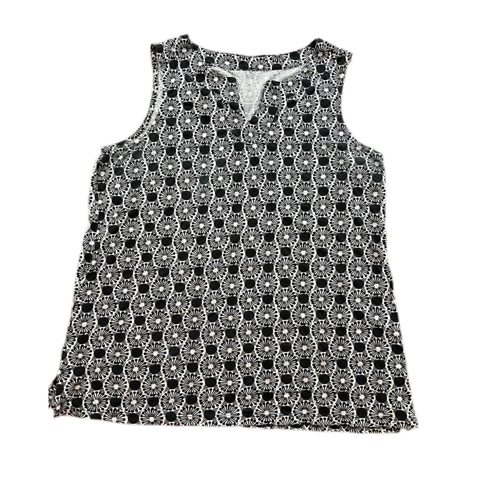 Kim Rogers PM floral tank. Sleeveless, airy and flowy. Medium Petite EUC